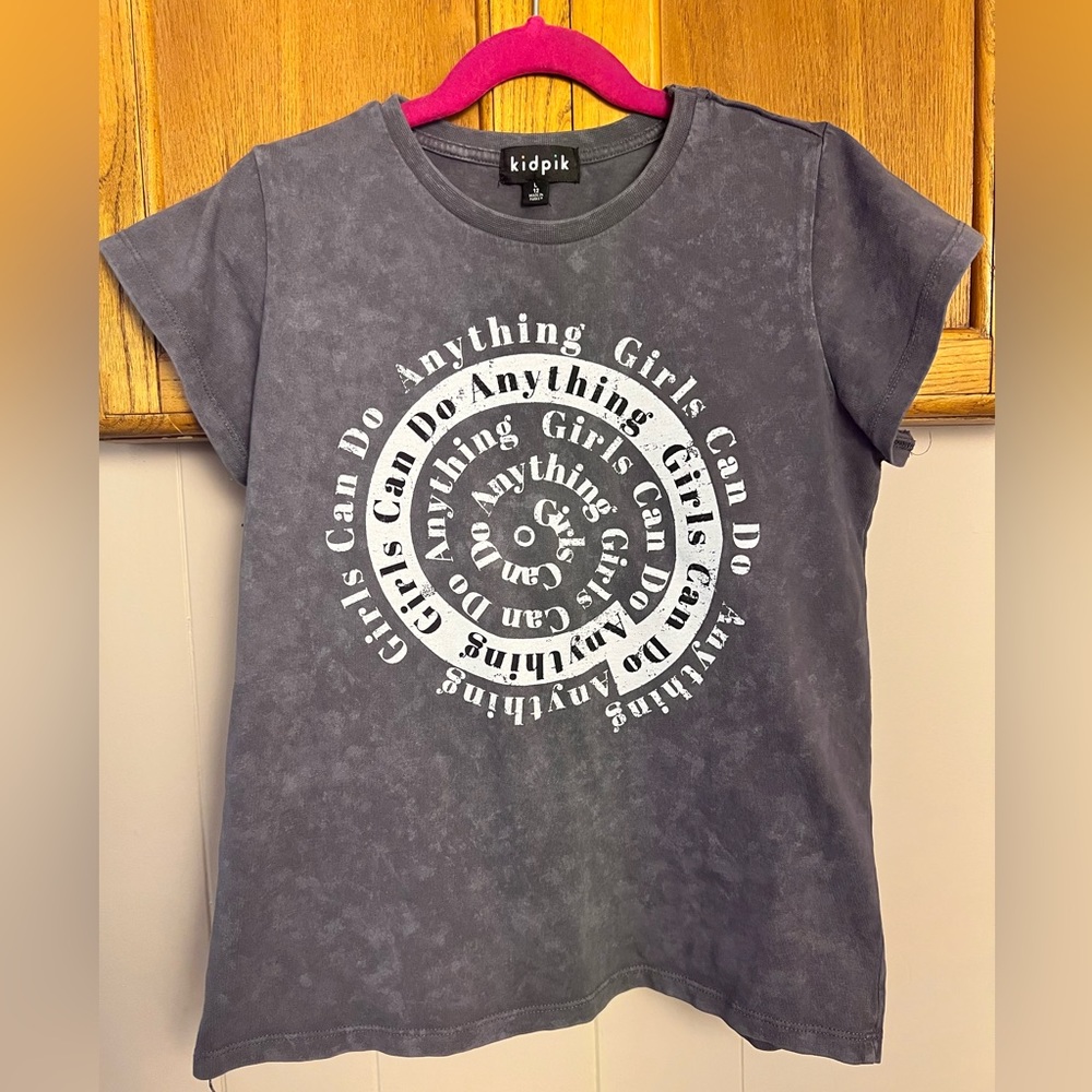 Kidpik Girls Can Do Anything Graphic Tee, Girl’s 12